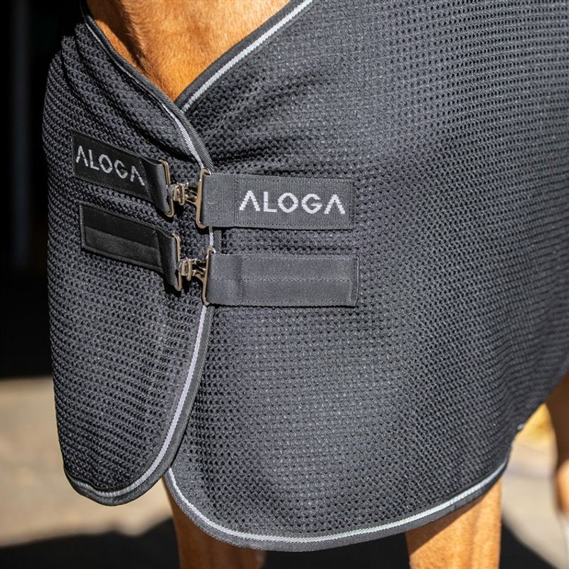 Aloga Waffle Cooler dekken black/silver